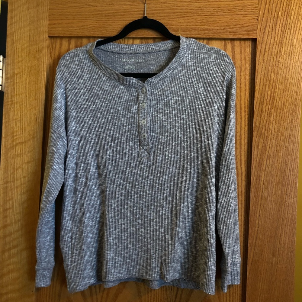 American Eagle Lounge Long Sleeve Top